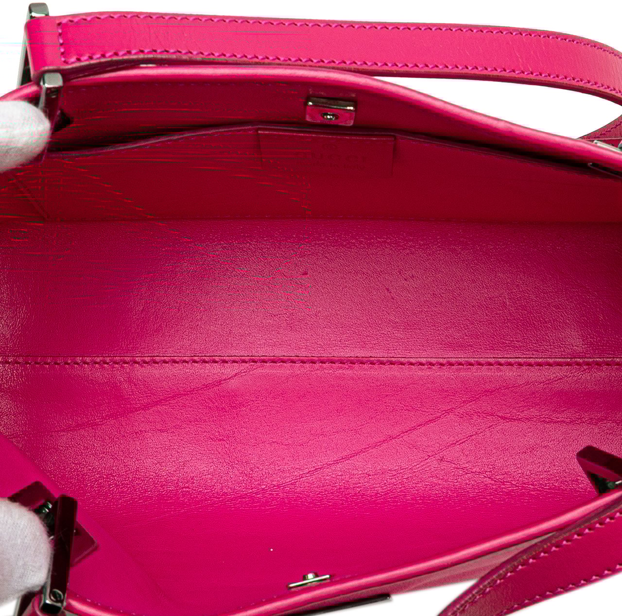 Gucci Satin Shoulder Bag Roze