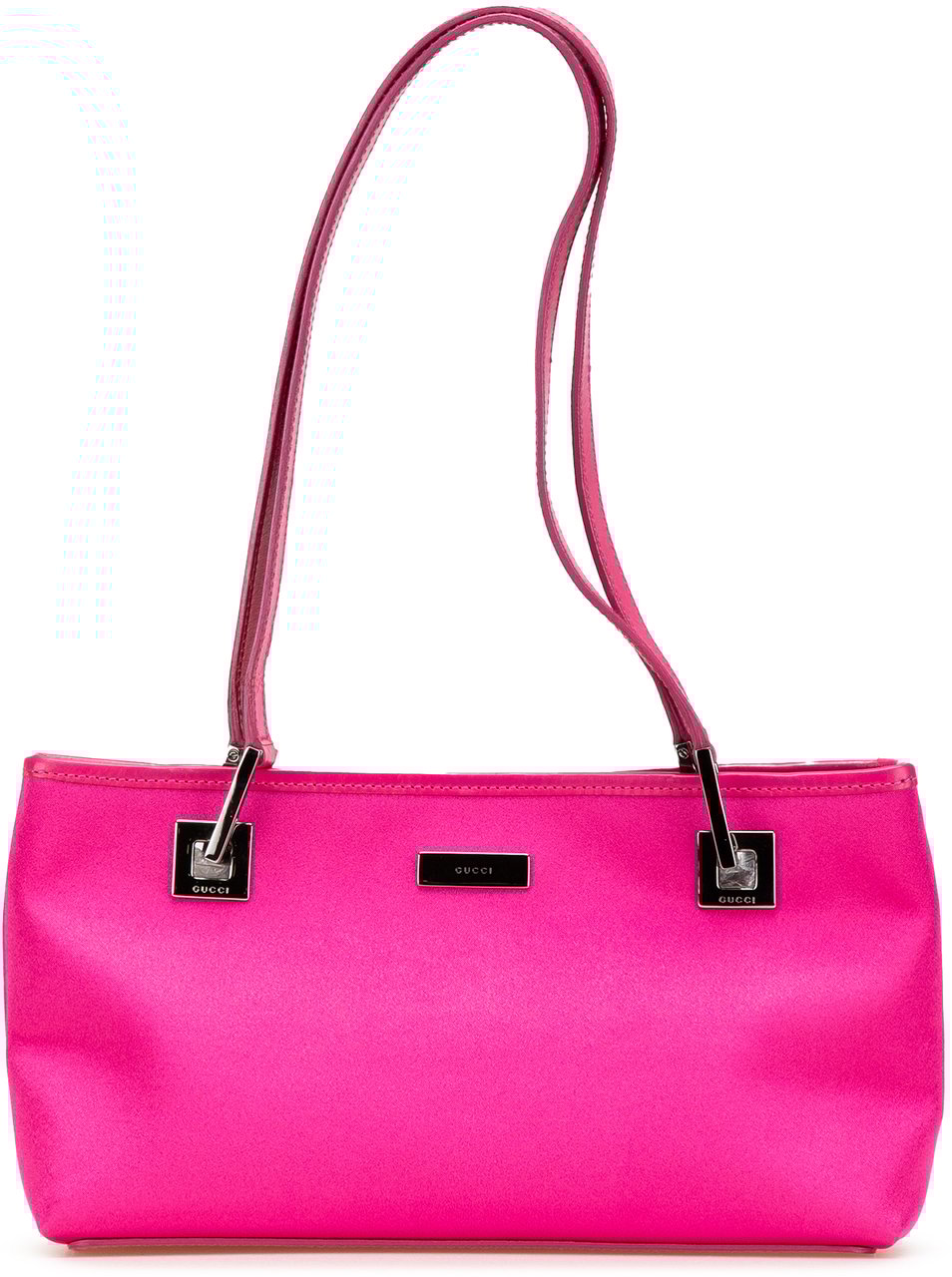 Gucci Satin Shoulder Bag Roze