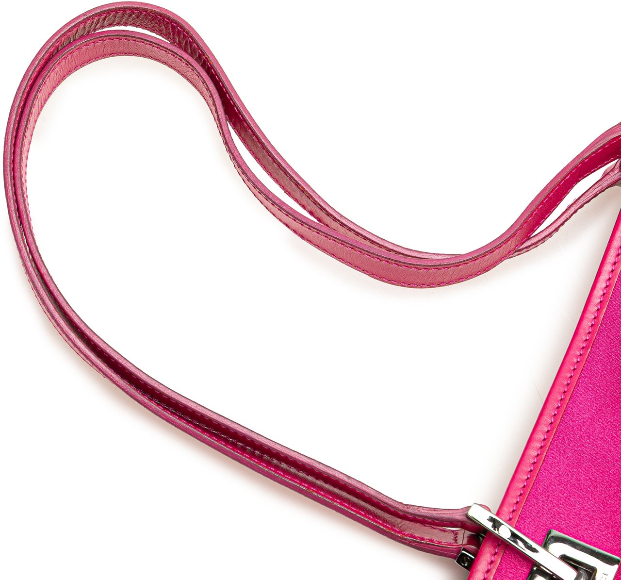 Gucci Satin Shoulder Bag Roze