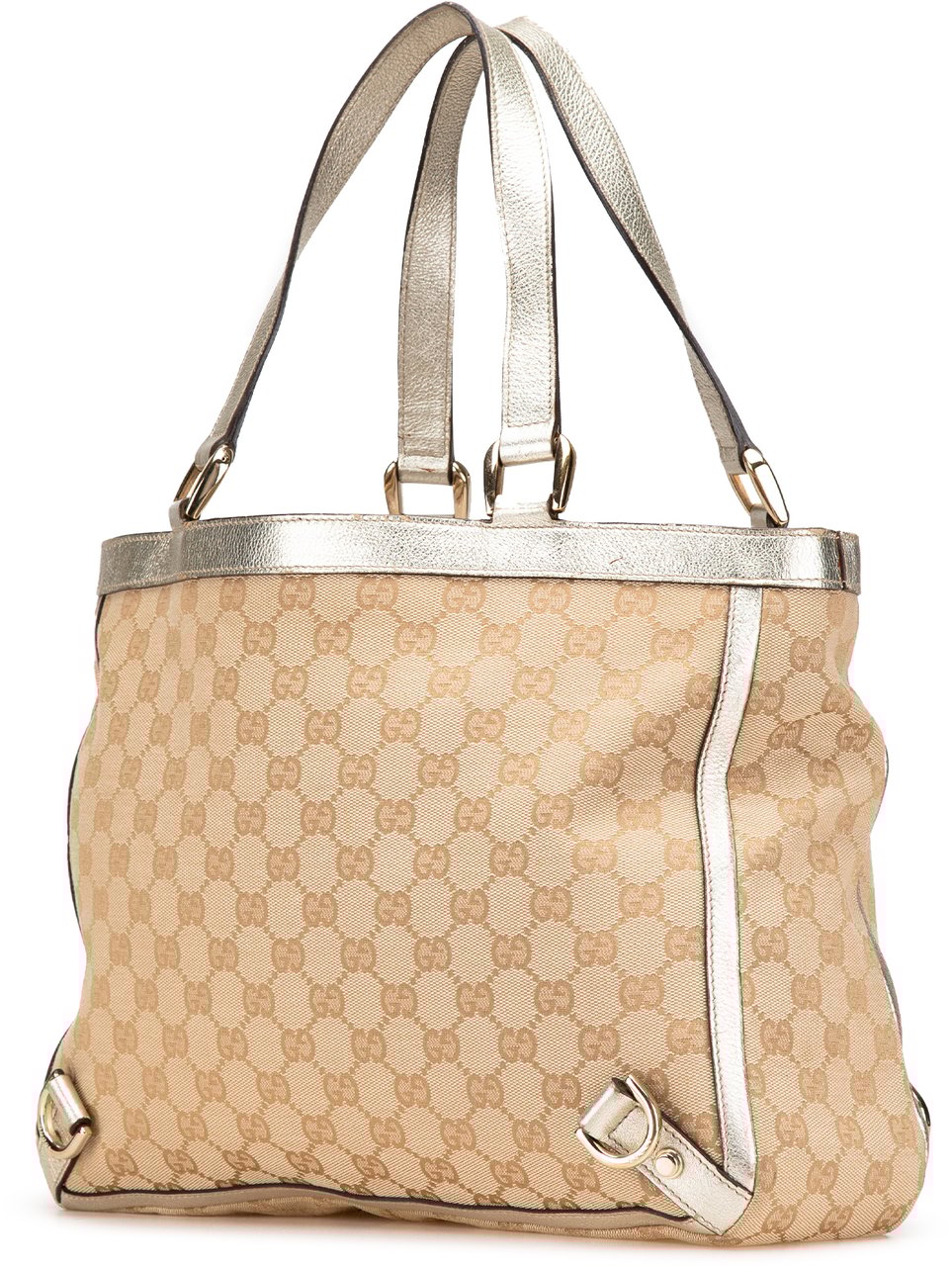 Gucci GG Canvas Abbey D Ring Tote Bruin