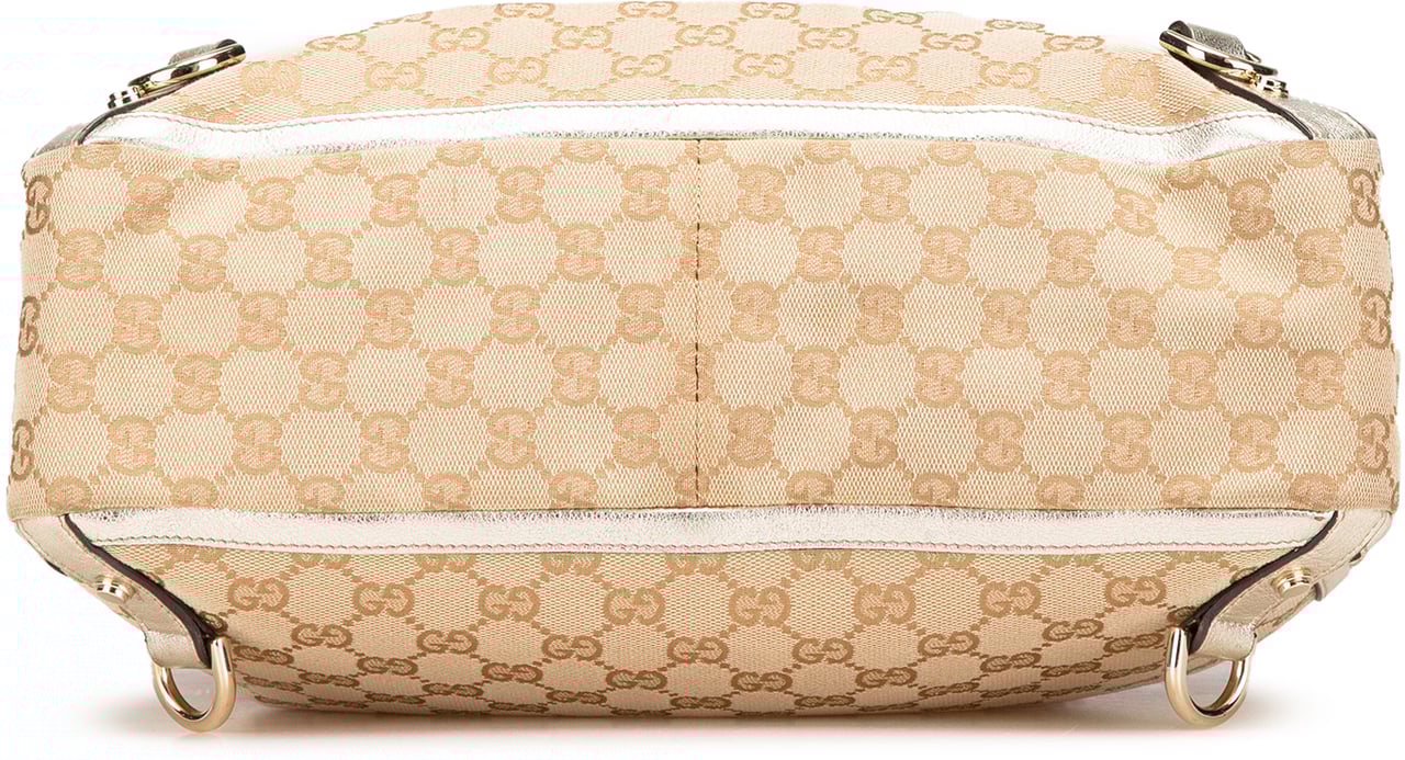 Gucci GG Canvas Abbey D Ring Tote Bruin