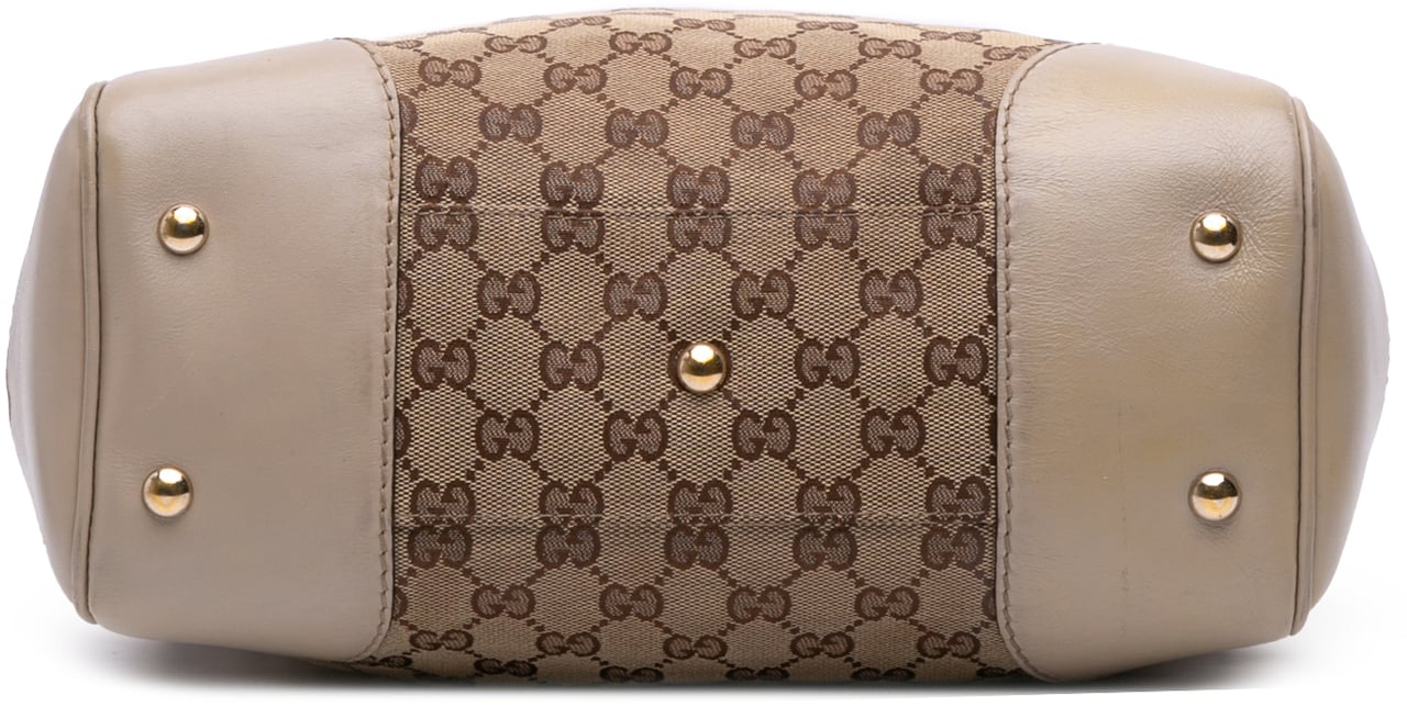 Gucci GG Canvas Mayfair Tote Bruin