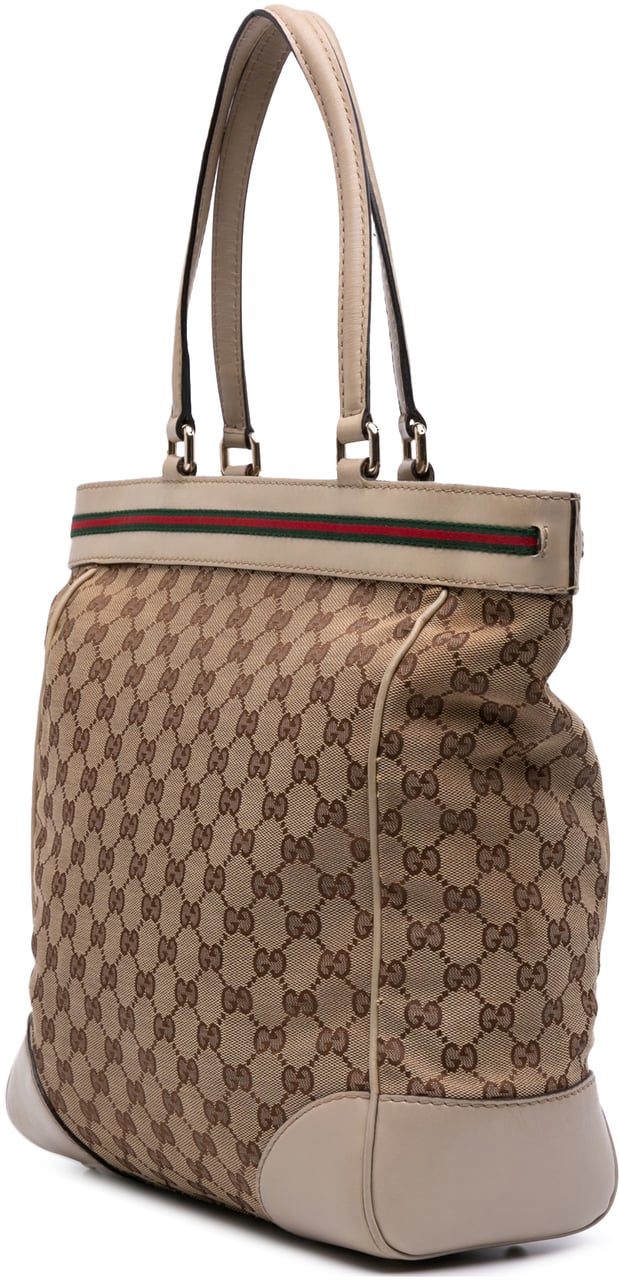 Gucci GG Canvas Mayfair Tote Bruin