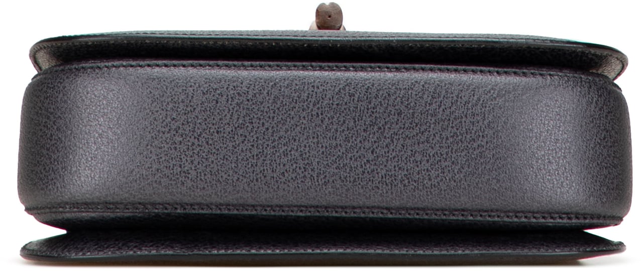 Gucci Grained Calfskin Bamboo Night Zwart