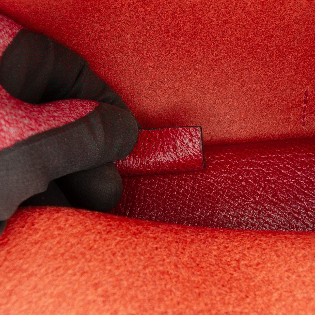 Gucci Leather Bamboo Convertible Top Handle Bag Rood