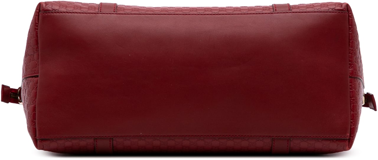 Gucci Large Microguccissima Dome Satchel Rood