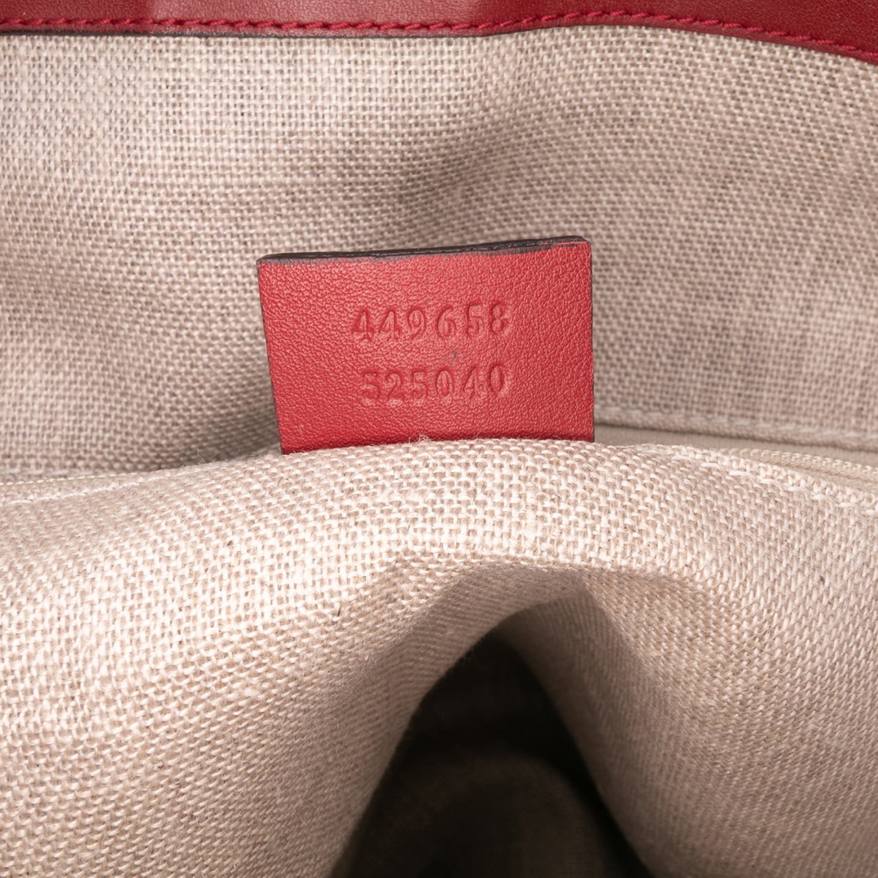 Gucci Large Microguccissima Dome Satchel Rood