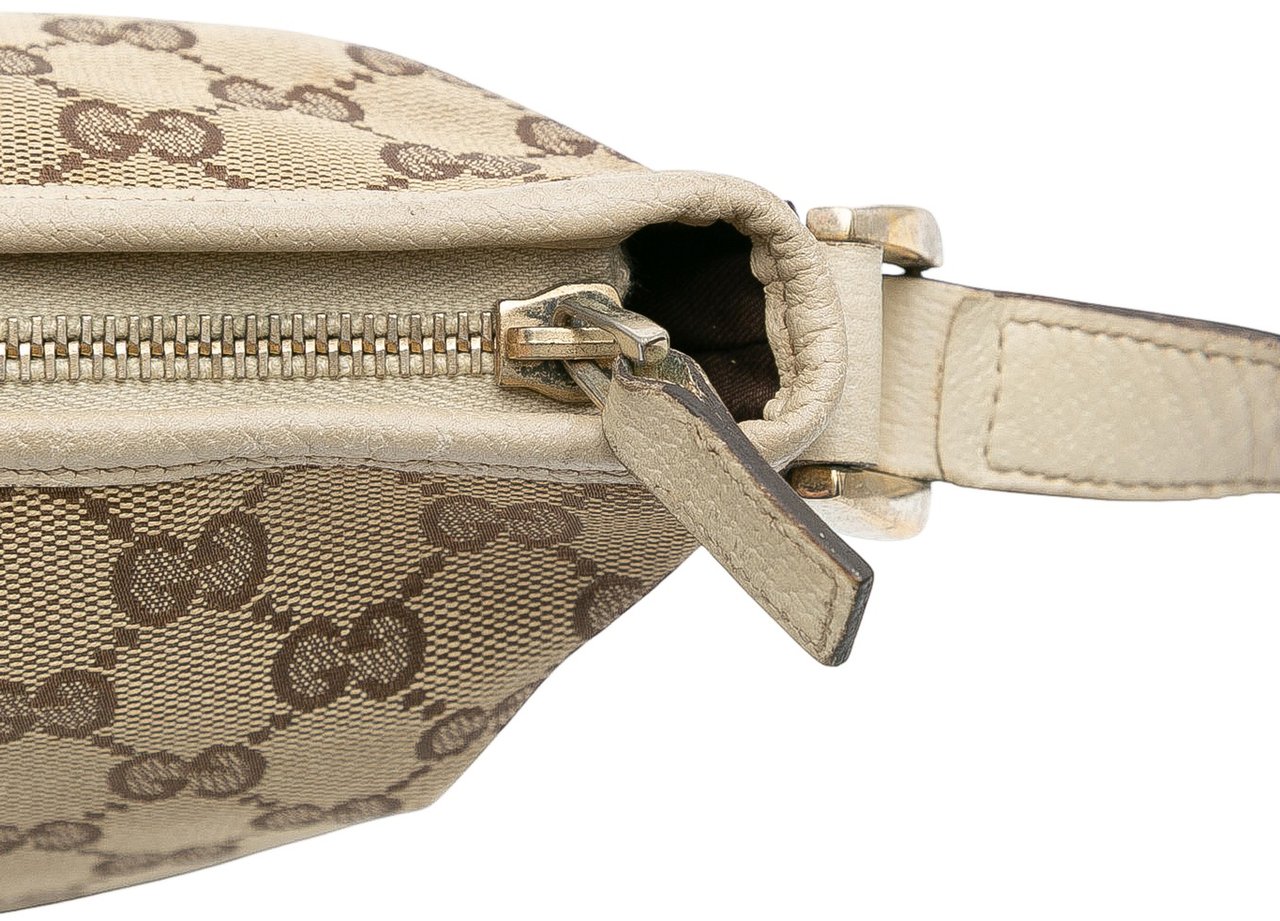 Gucci GG Canvas Abbey D Ring Crossbody Bruin