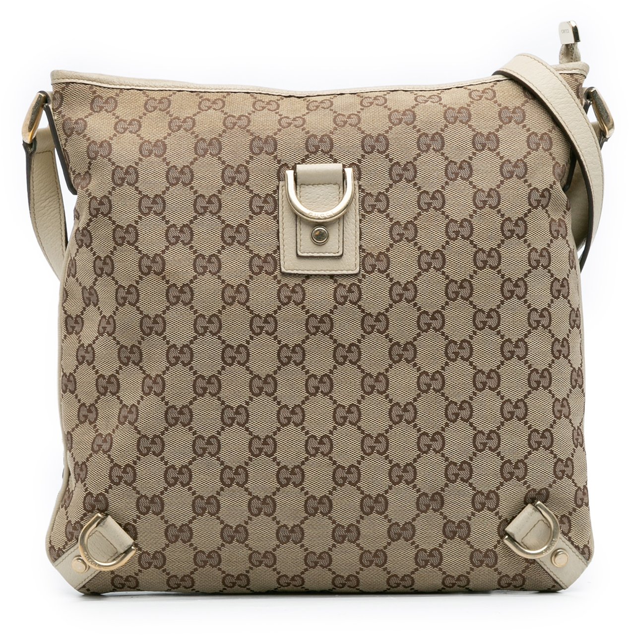Gucci GG Canvas Abbey D Ring Crossbody Bruin