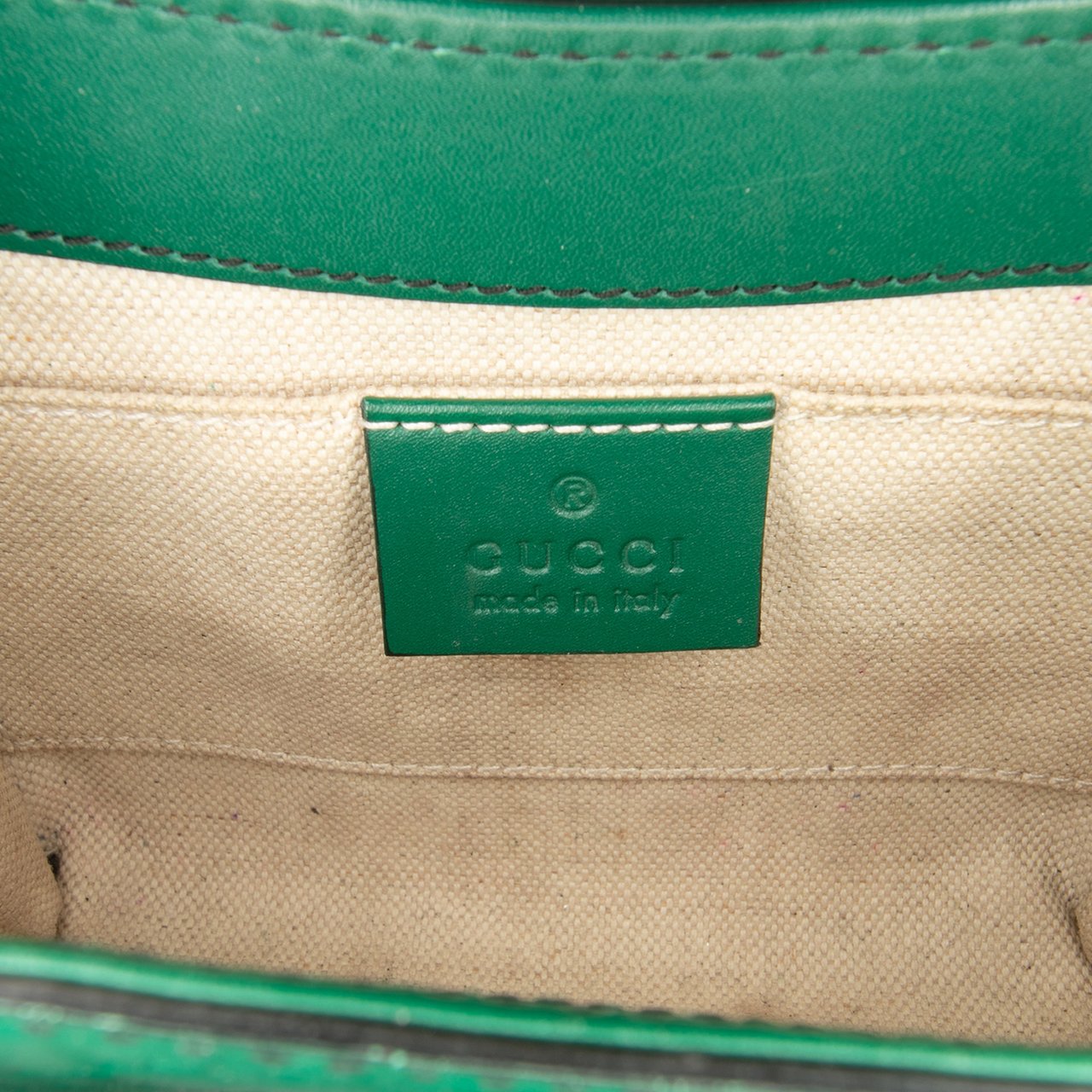 Gucci Mini Guccissima Emily Crossbody Groen