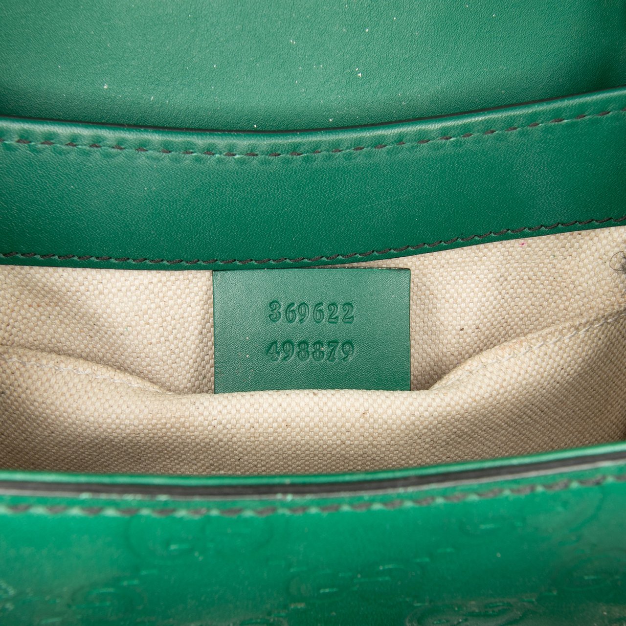 Gucci Mini Guccissima Emily Crossbody Groen