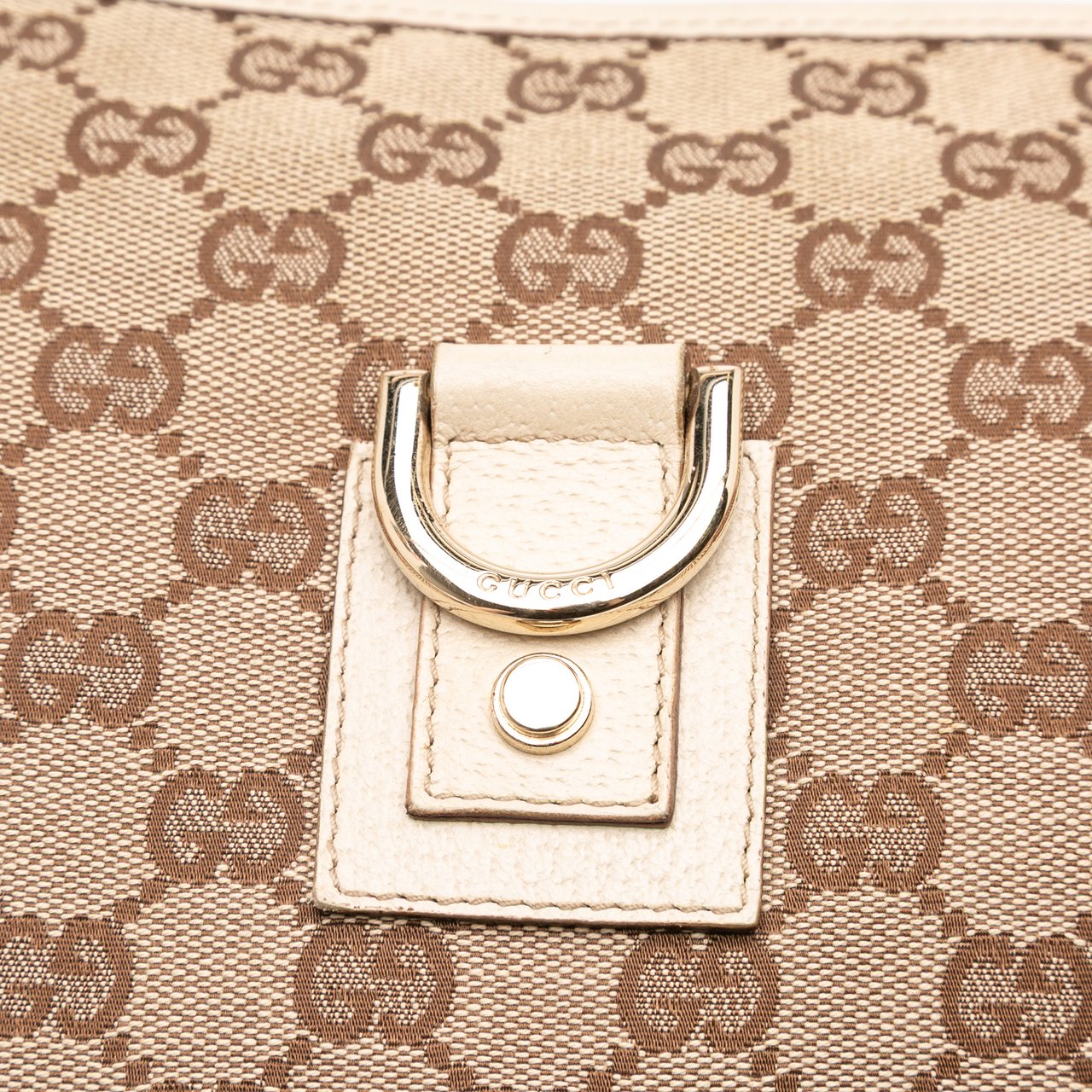 Gucci GG Canvas Abbey D Ring Crossbody Bruin