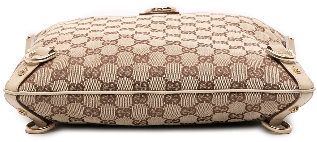 Gucci GG Canvas Abbey D Ring Crossbody Bruin