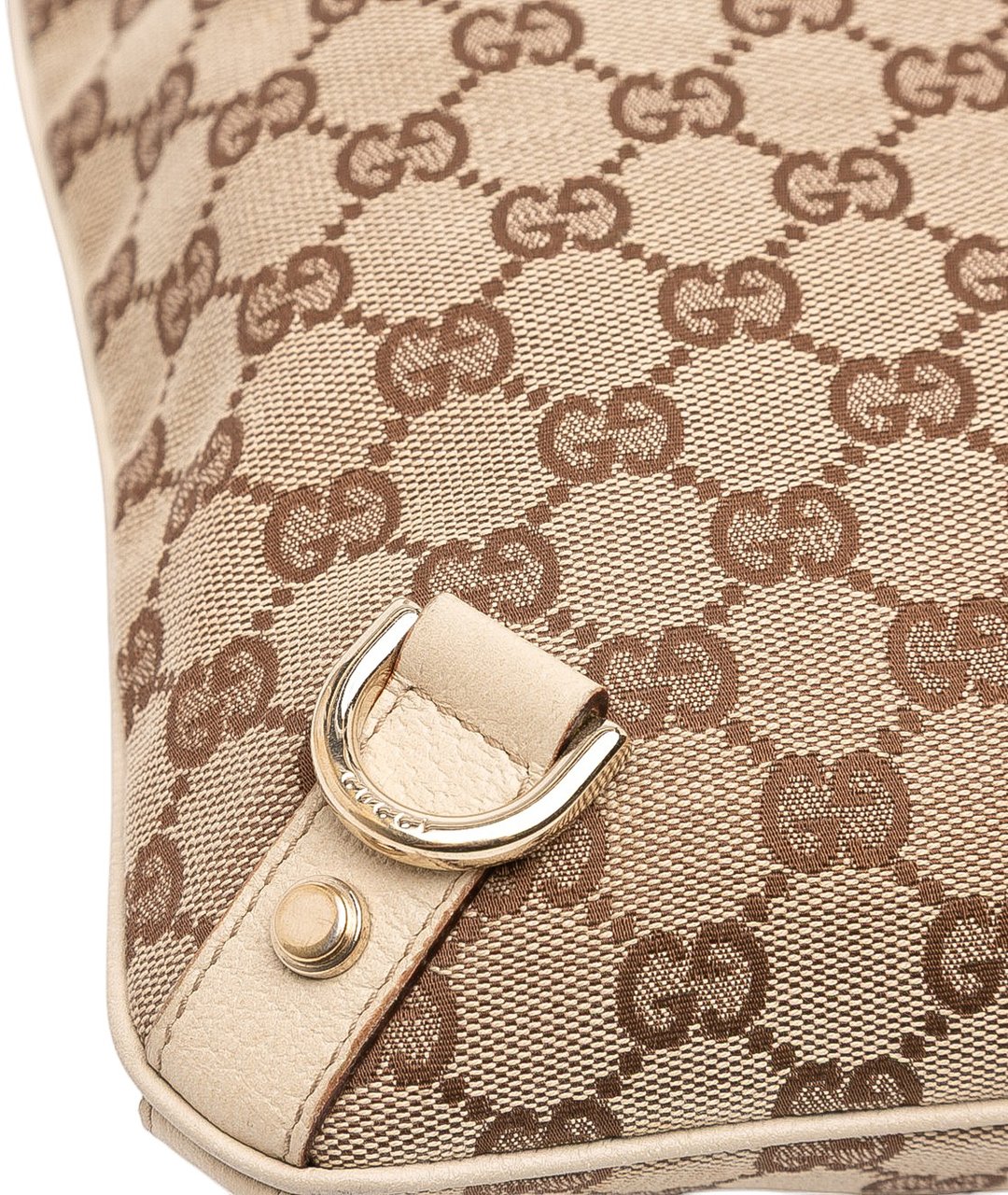 Gucci GG Canvas Abbey D Ring Crossbody Bruin