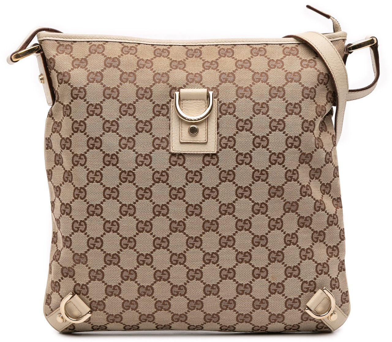 Gucci GG Canvas Abbey D Ring Crossbody Bruin