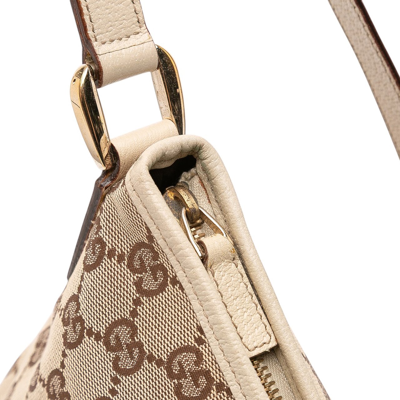 Gucci GG Canvas Abbey D Ring Crossbody Bruin