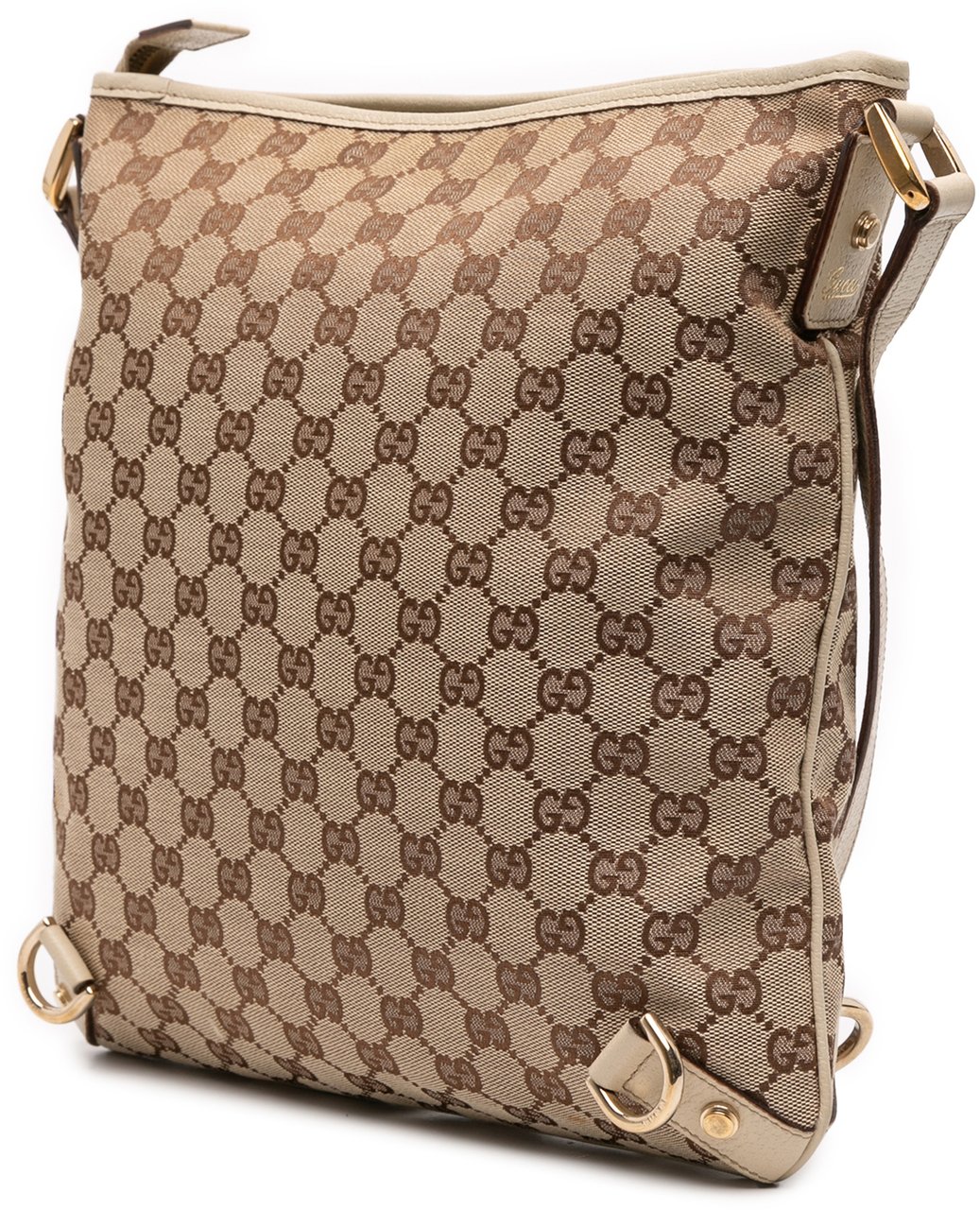 Gucci GG Canvas Abbey D Ring Crossbody Bruin