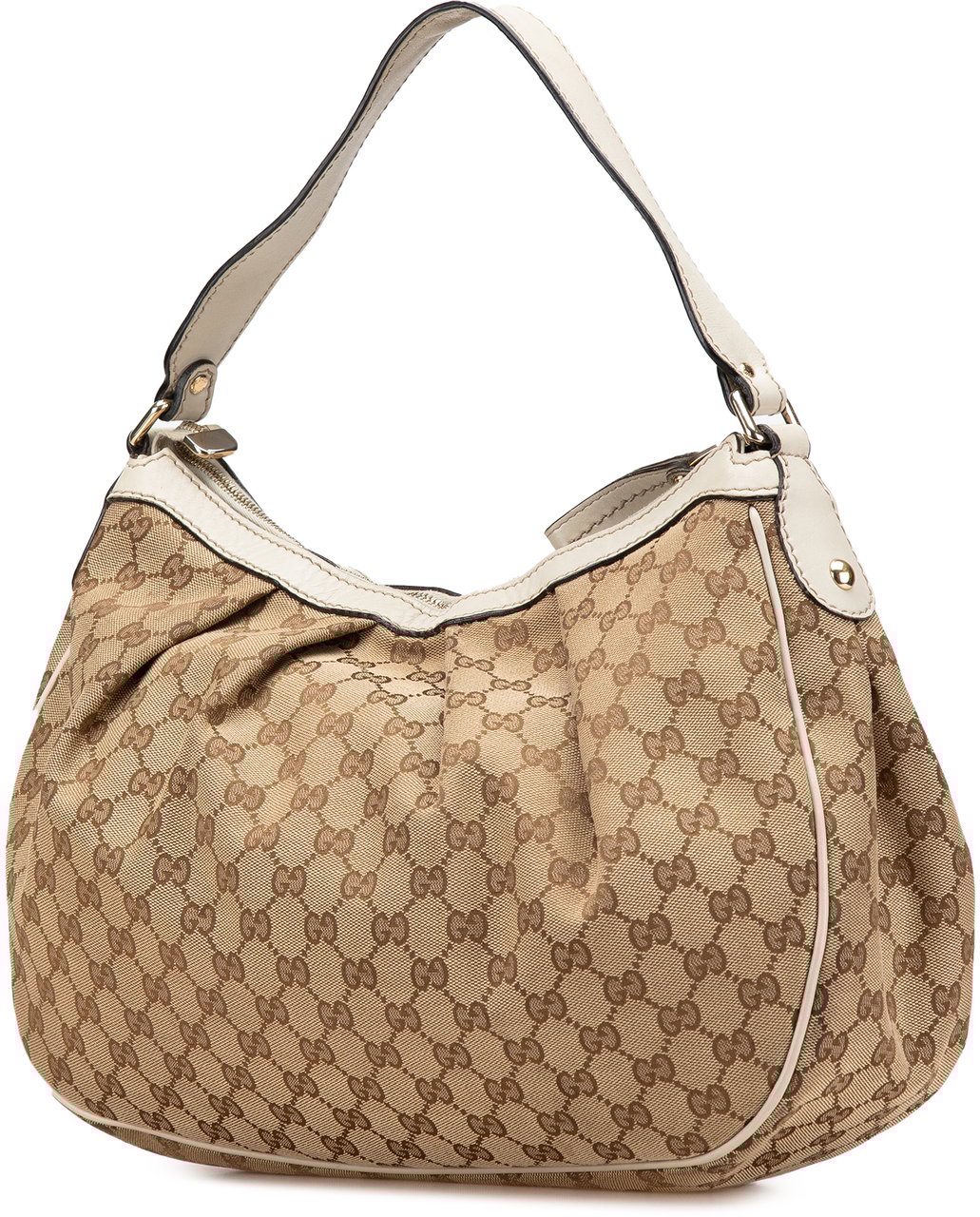Gucci Medium GG Canvas Sukey Shoulder Bag Bruin