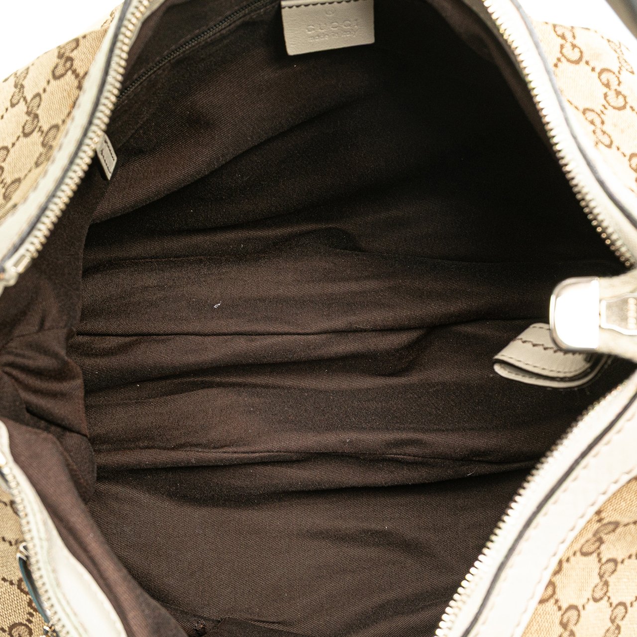 Gucci Medium GG Canvas Sukey Shoulder Bag Bruin
