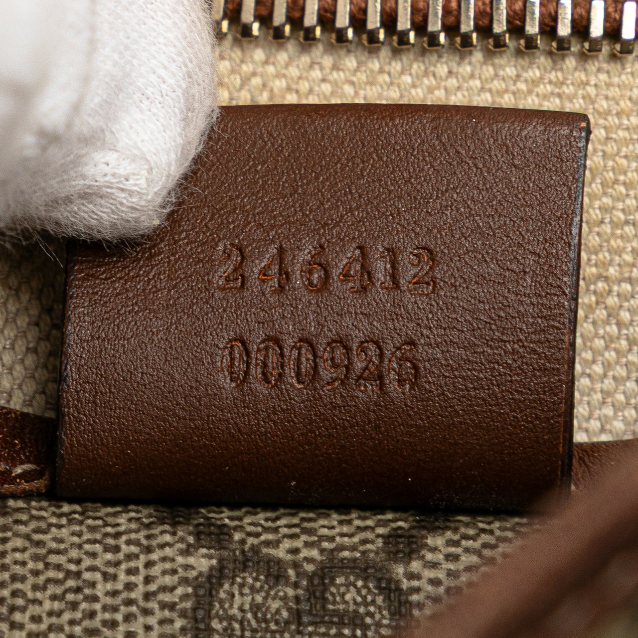 Gucci GG Supreme Web Crossbody Bruin