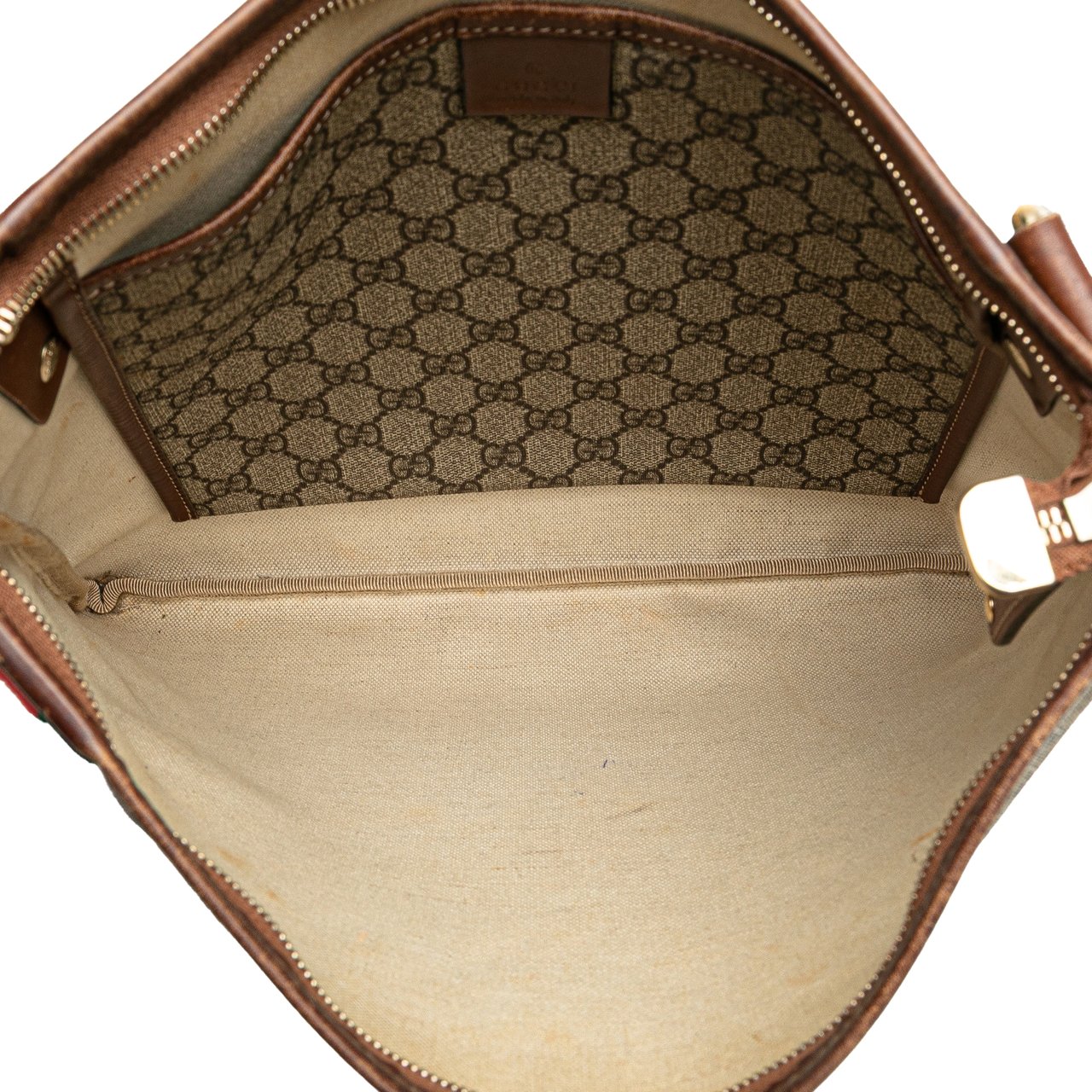 Gucci GG Supreme Web Crossbody Bruin