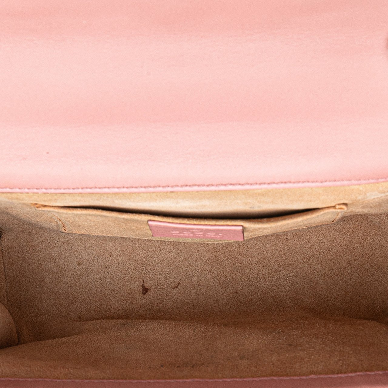 Gucci Small Pearl Studded Leather Padlock Crossbody Roze