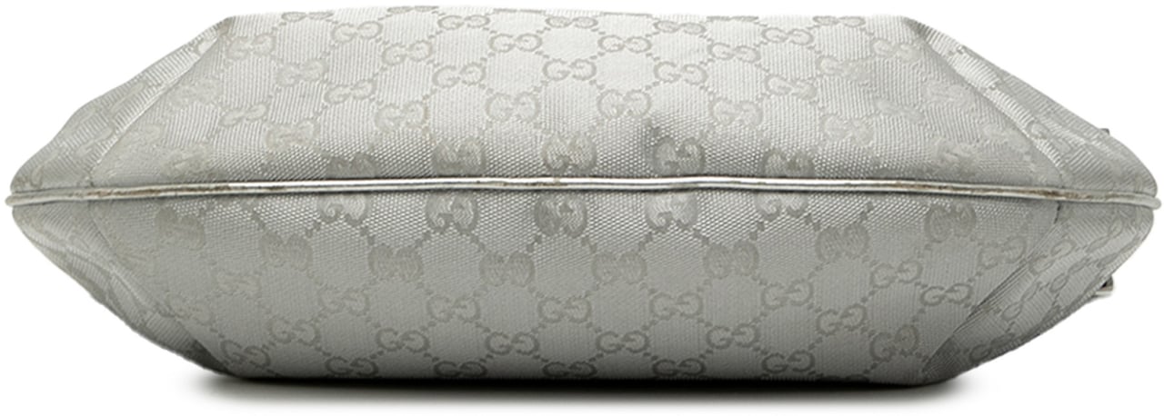 Gucci GG Imprime Web Crossbody Zilver