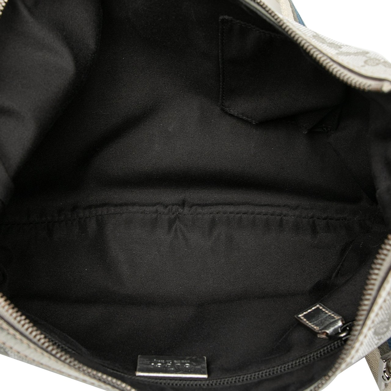 Gucci GG Imprime Web Crossbody Zilver