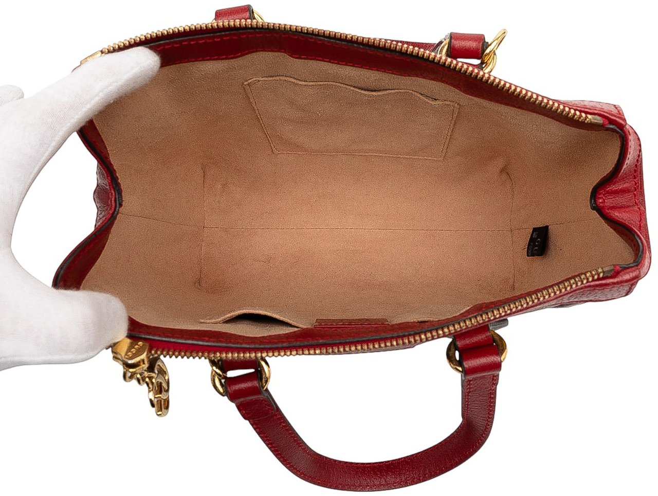 Gucci GG Flora Ophidia Satchel Bruin