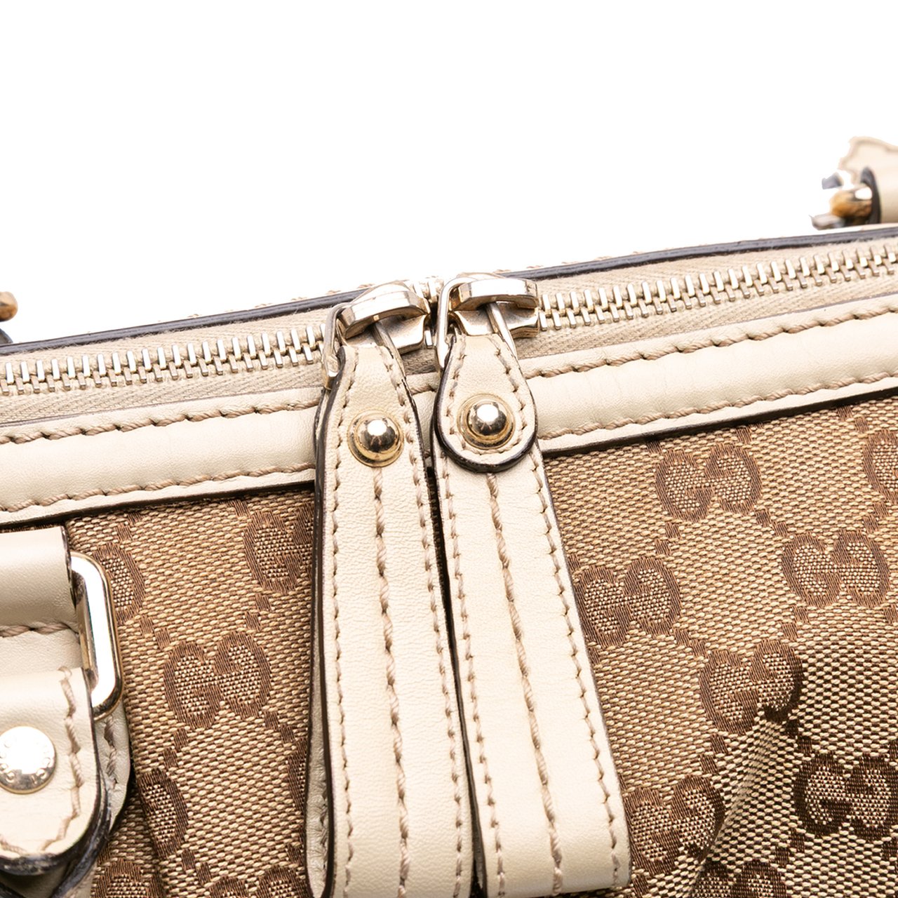 Gucci GG Canvas Sukey Satchel Bruin