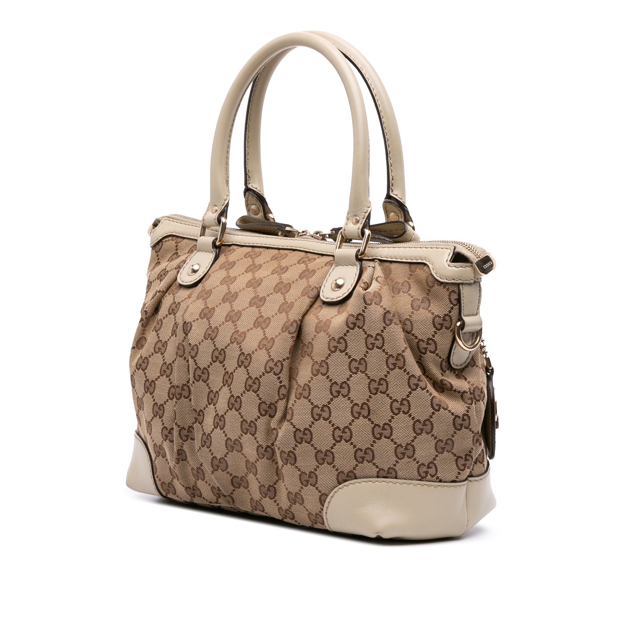 Gucci GG Canvas Sukey Satchel Bruin
