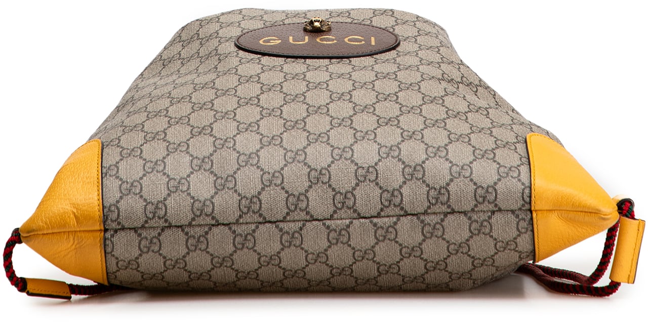 Gucci GG Supreme Animalier Backpack Bruin