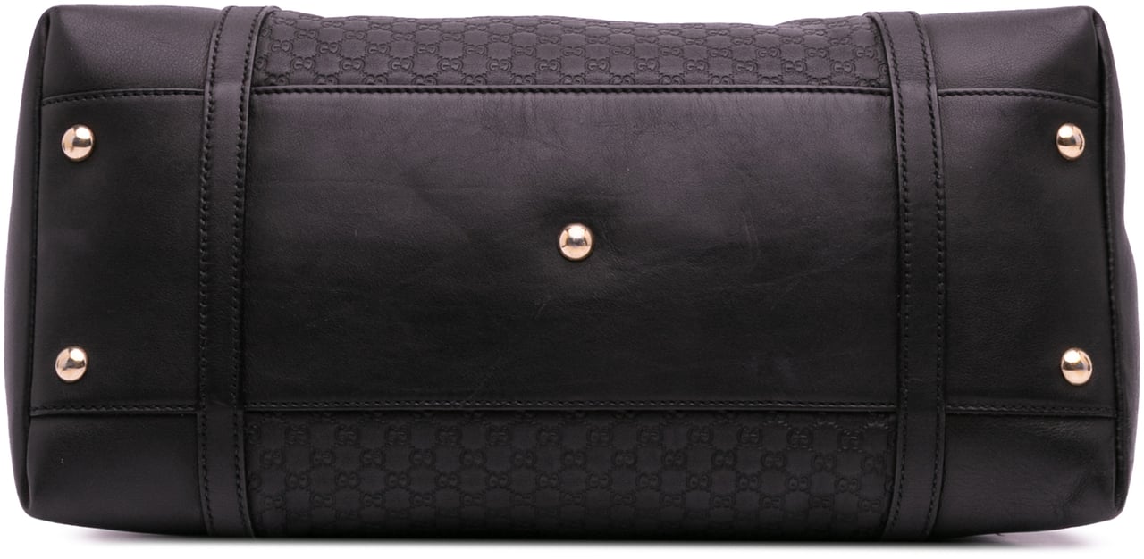 Gucci Large Microguccissima Nice Dome Satchel Zwart