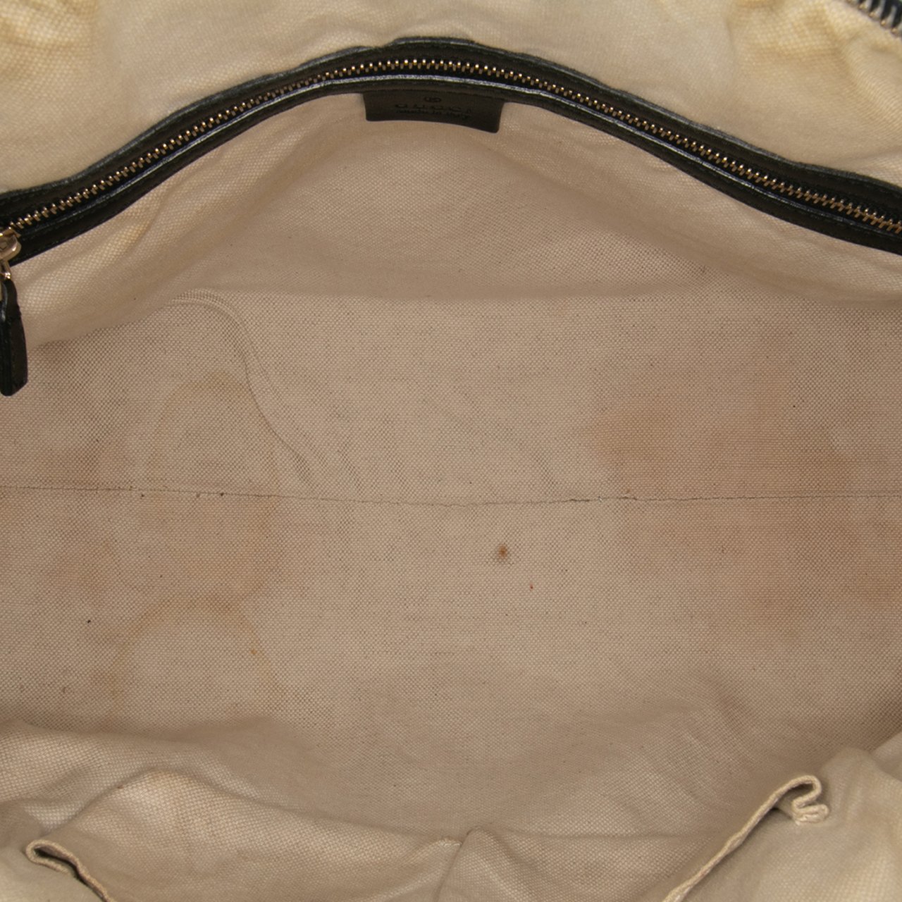 Gucci Large Microguccissima Nice Dome Satchel Zwart