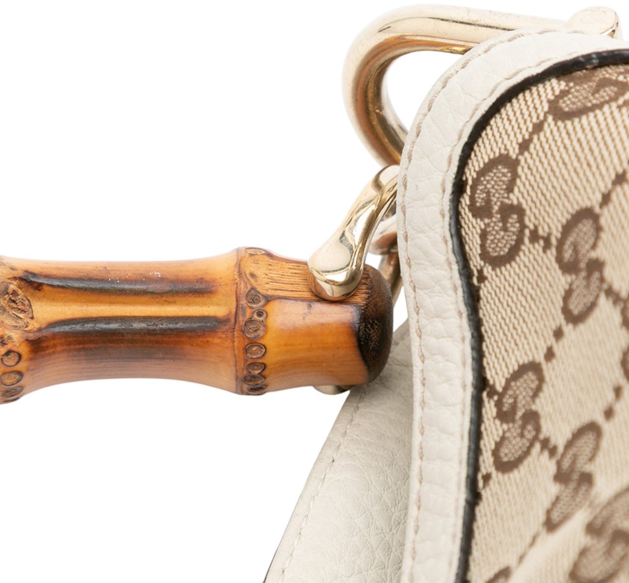 Gucci GG Canvas Bamboo Diana Satchel Bruin