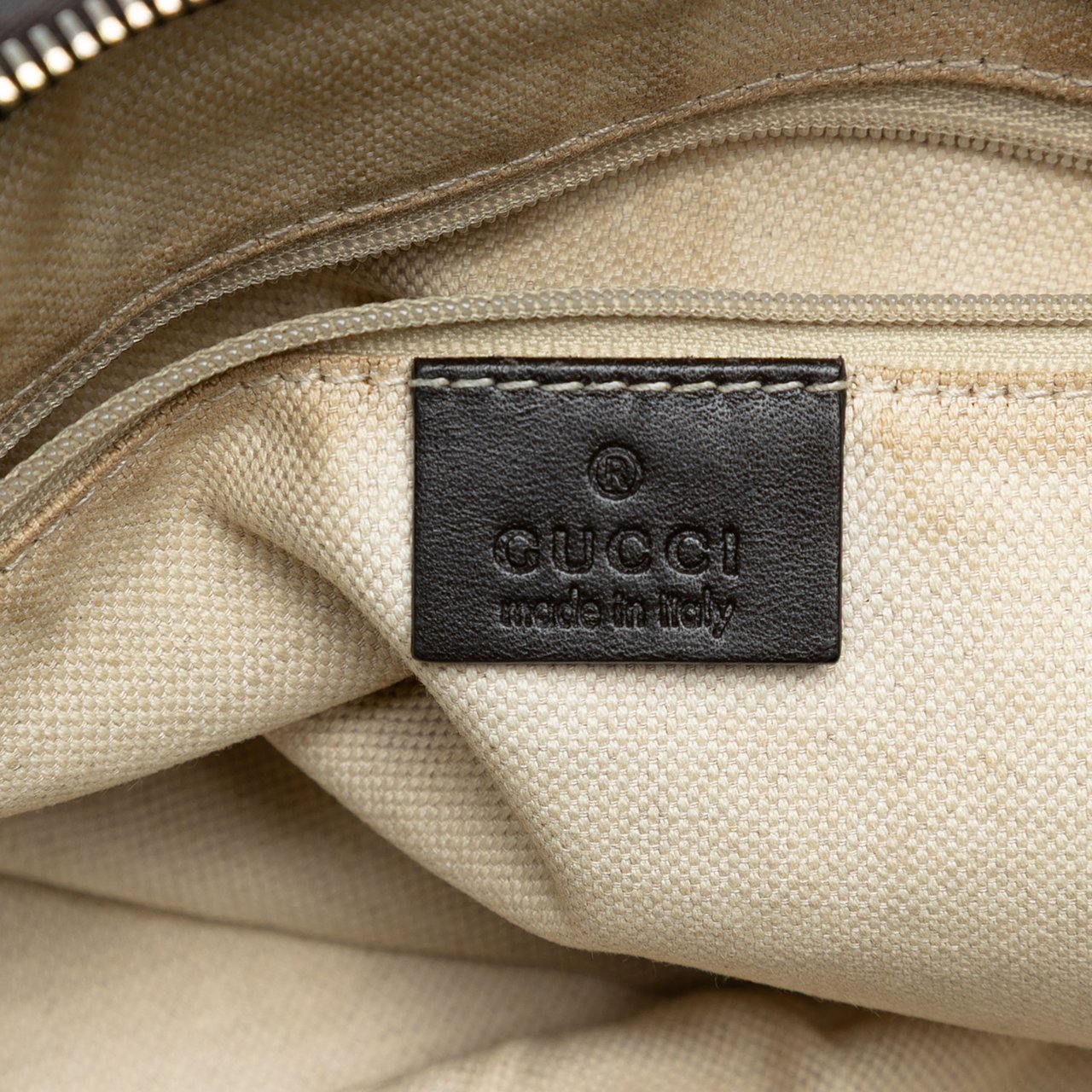 Gucci GG Canvas Sukey Satchel Bruin