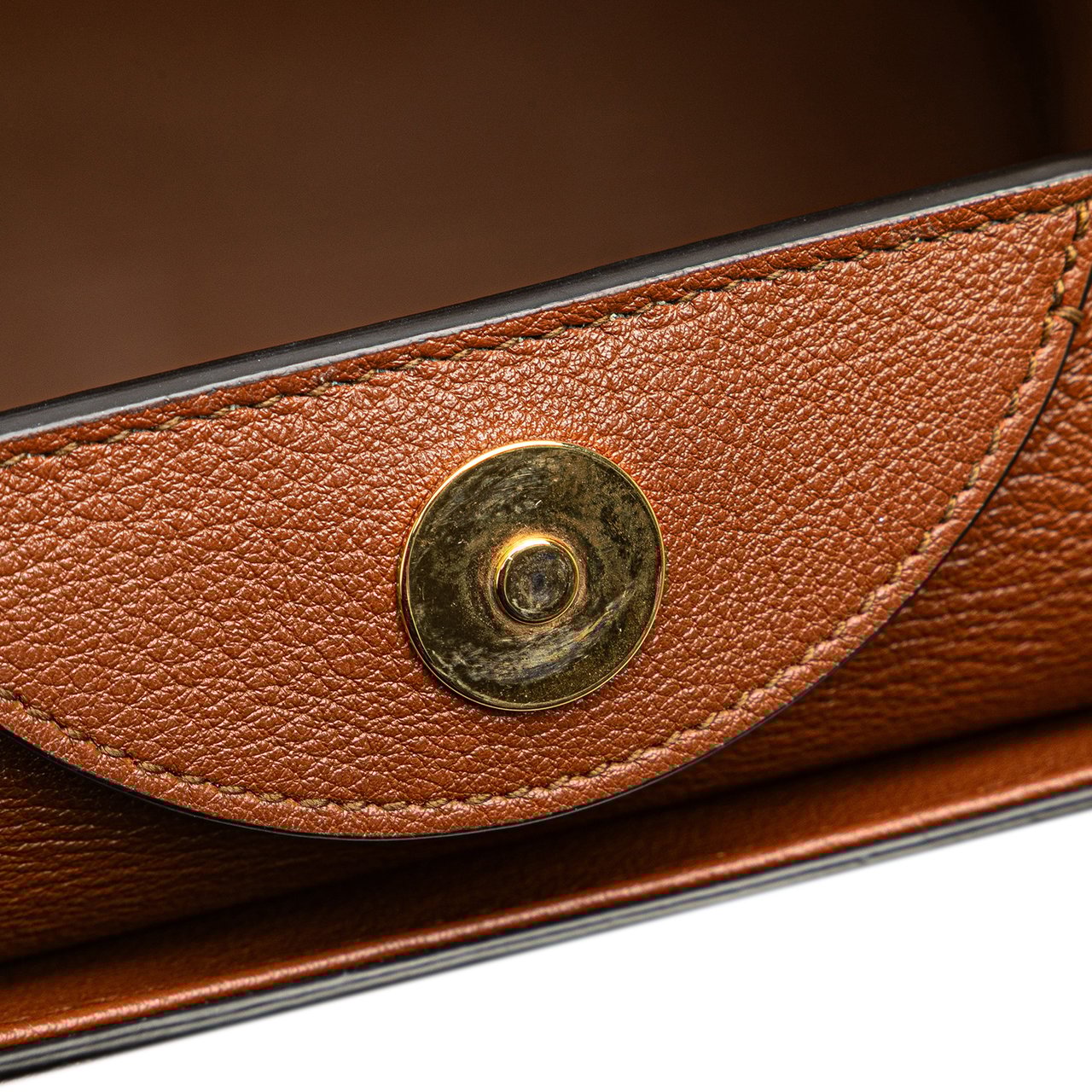 Gucci Small Leather Bamboo Diana Satchel Bruin