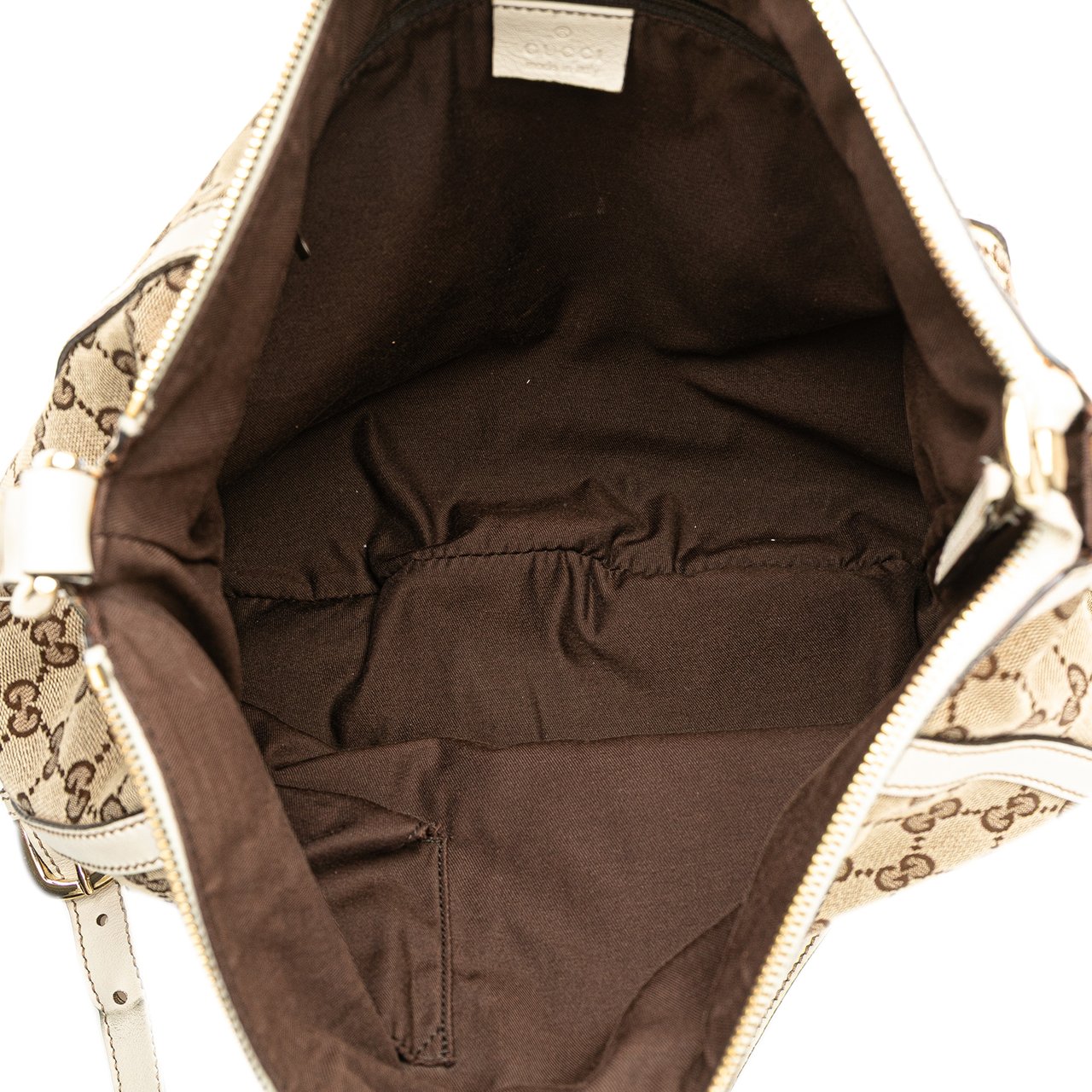 Gucci GG Canvas Abbey D Ring Crossbody Bruin