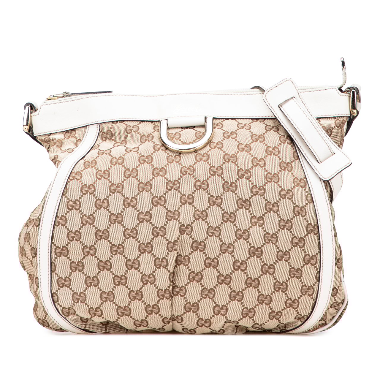 Gucci GG Canvas Abbey D Ring Crossbody Bruin