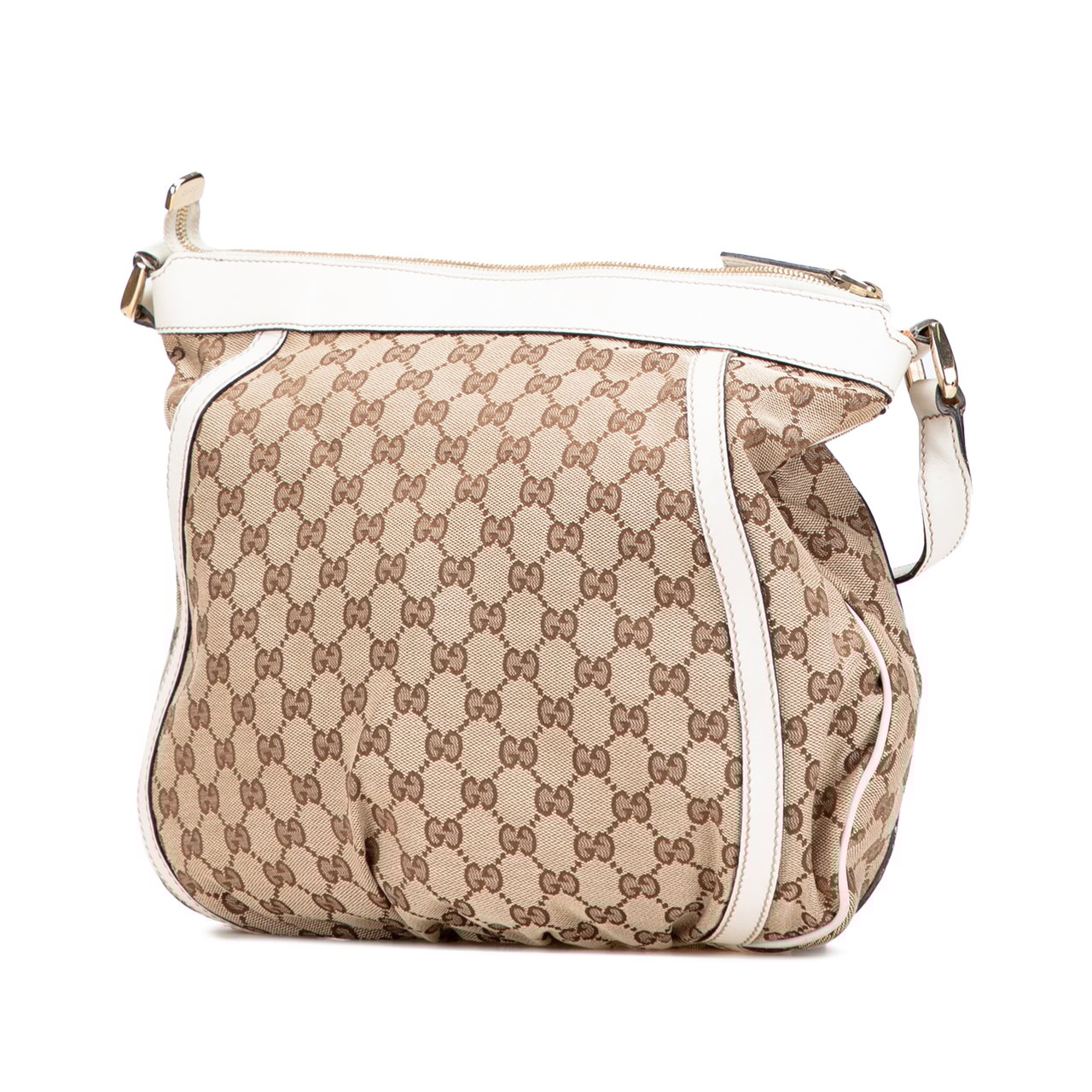 Gucci GG Canvas Abbey D Ring Crossbody Bruin