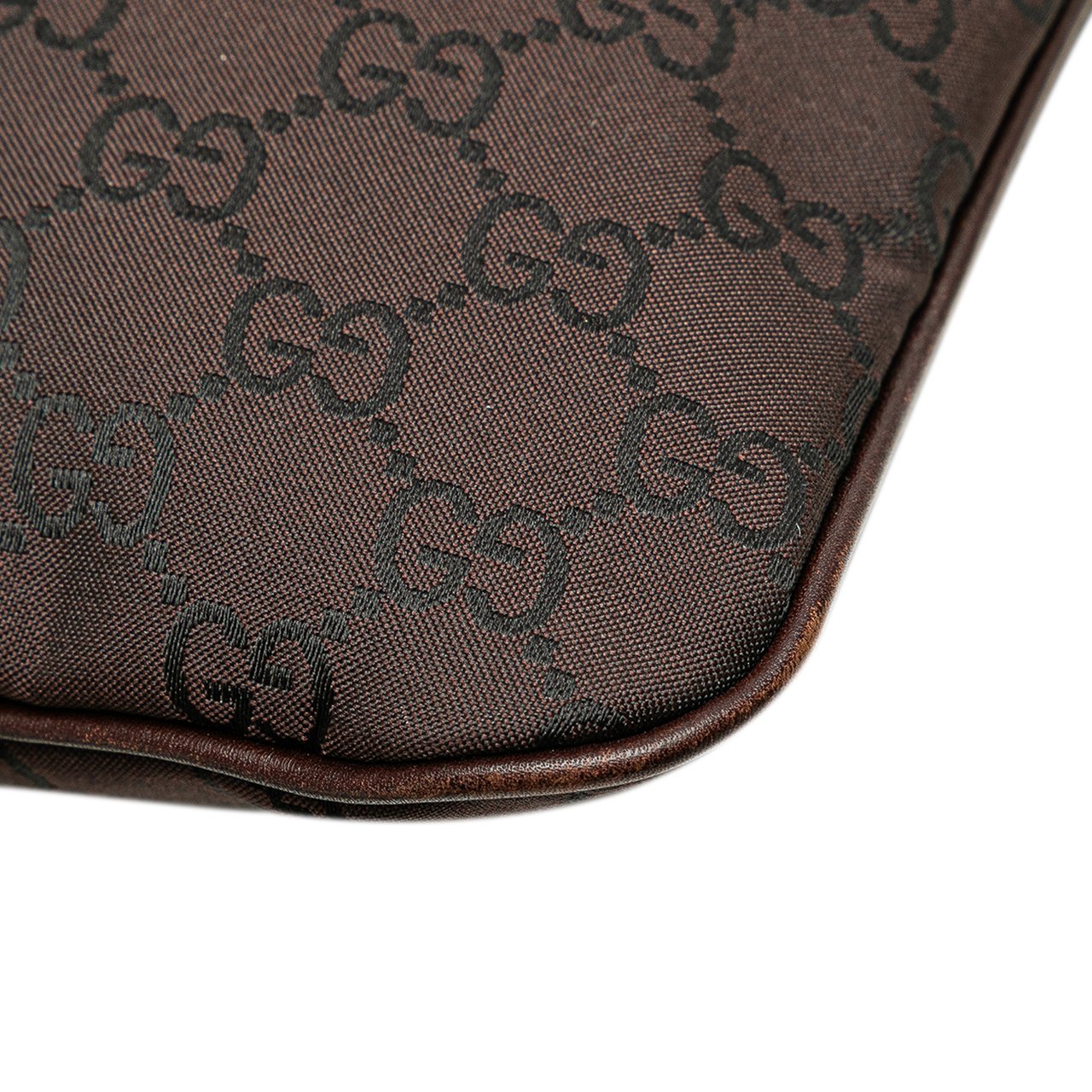 Gucci GG Canvas Crossbody Bruin