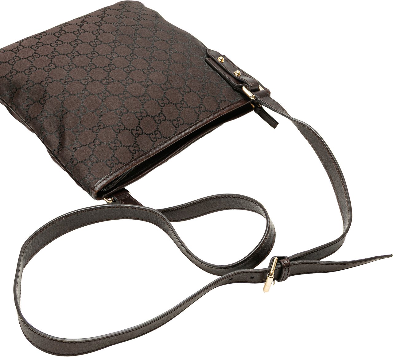 Gucci GG Canvas Crossbody Bruin