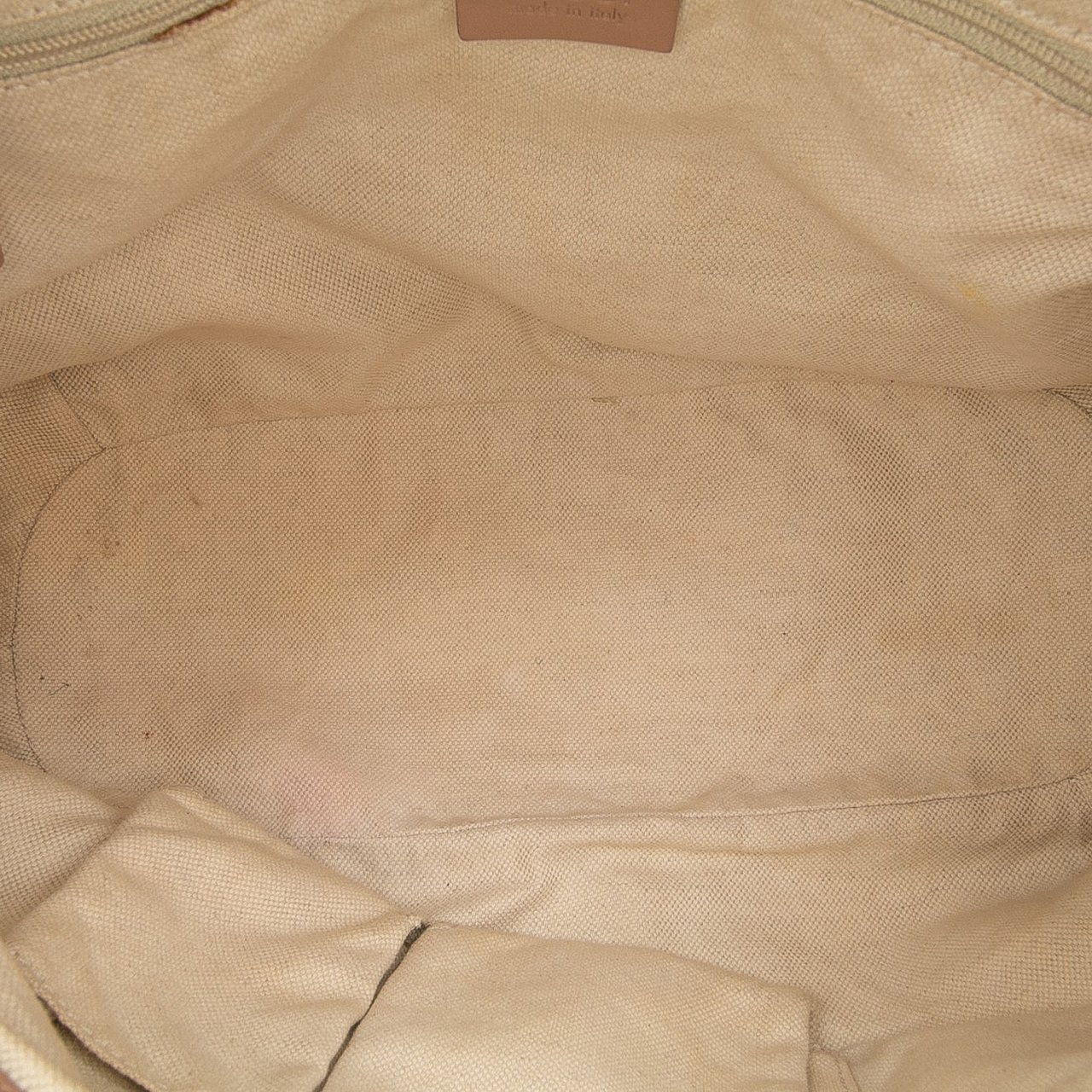 Gucci Diamante Canvas Sukey Satchel Bruin