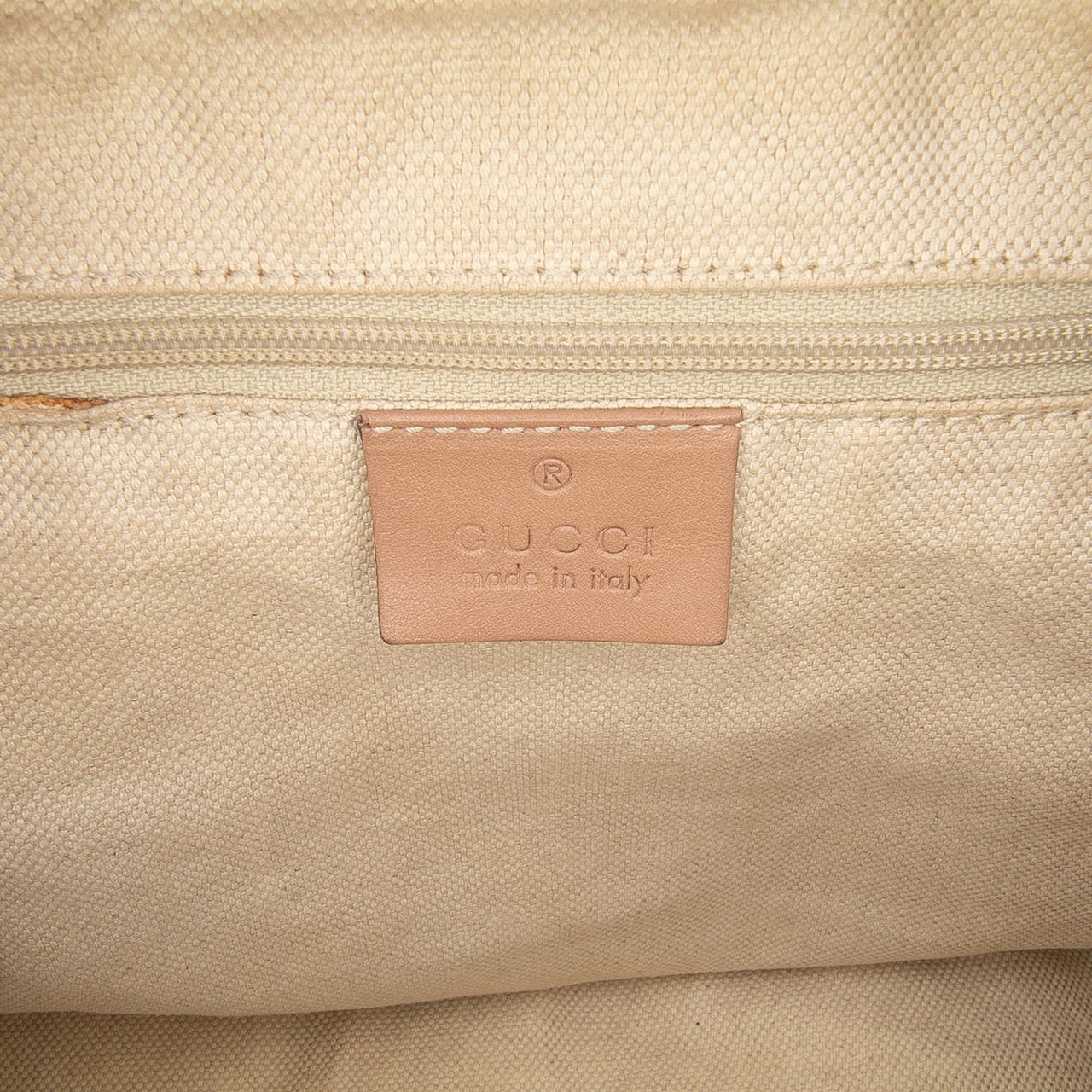 Gucci Diamante Canvas Sukey Satchel Bruin