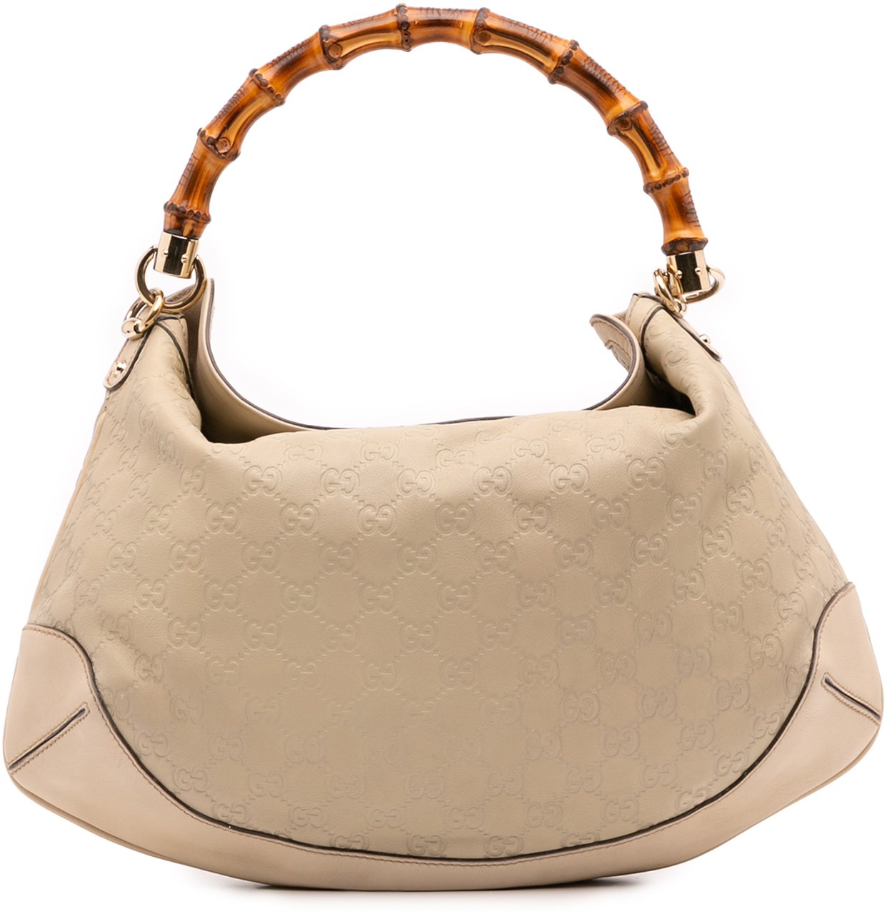 Gucci Bamboo Guccissima Peggy Satchel Bruin