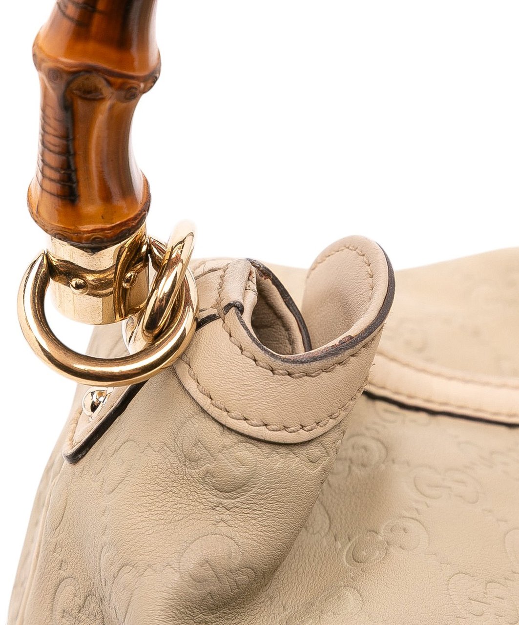 Gucci Bamboo Guccissima Peggy Satchel Bruin