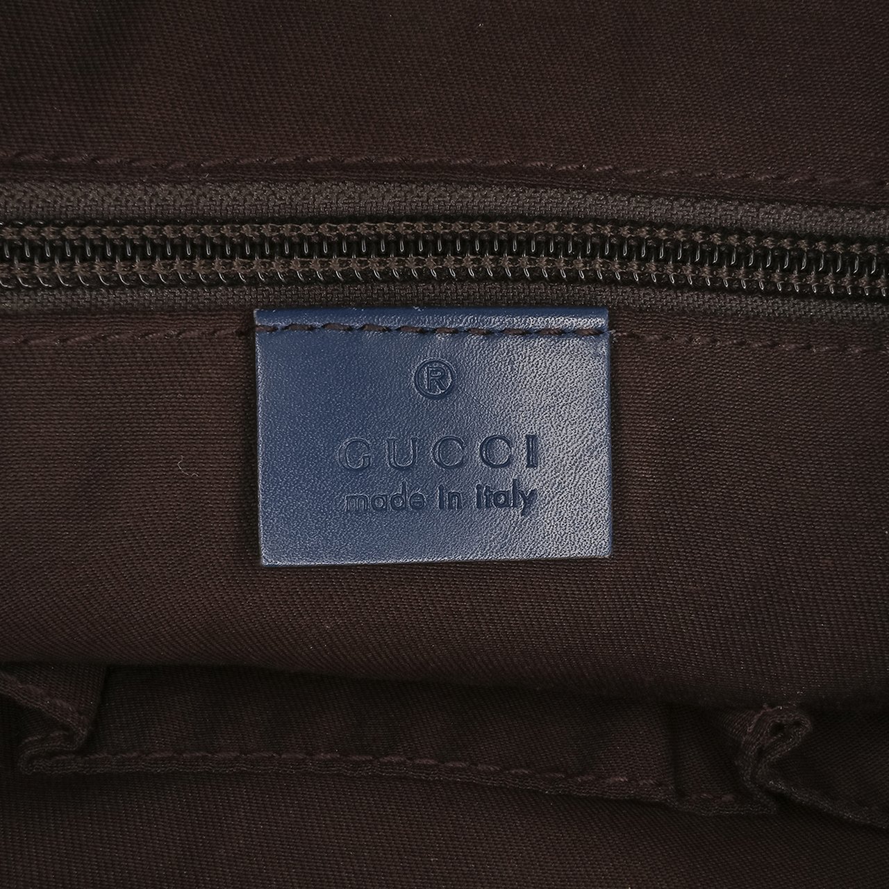 Gucci Diamante Leather Hilary Lux Crossbody Blauw