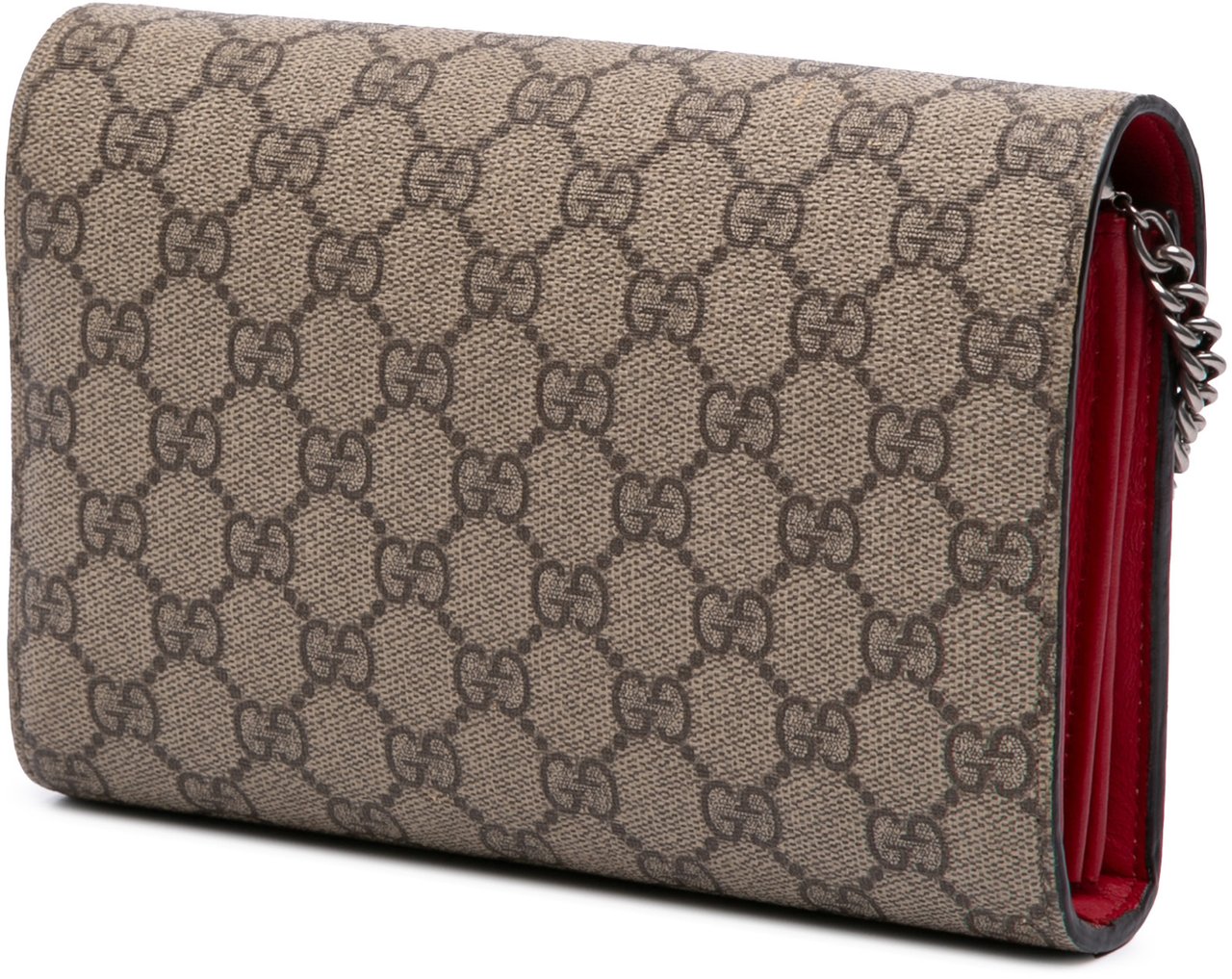 Gucci GG Supreme Dionysus Chain Wallet Bruin