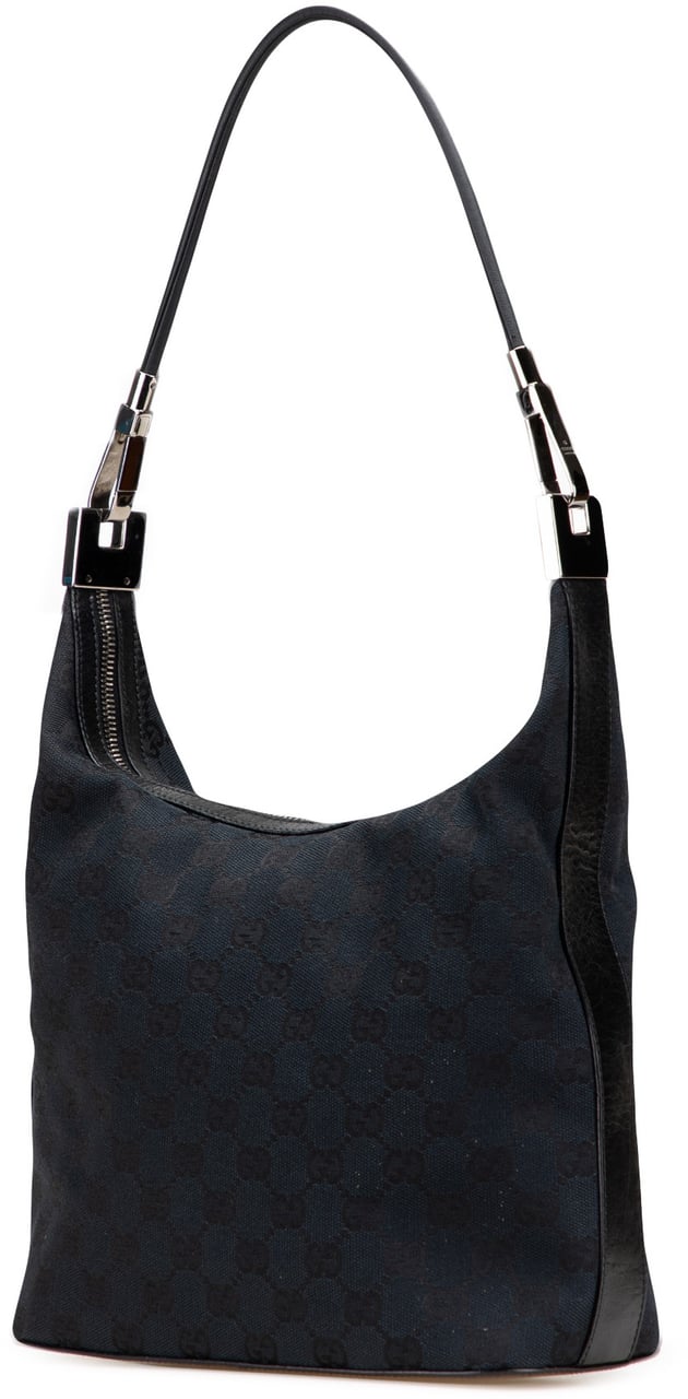 Gucci GG Canvas Shoulder Bag Blauw