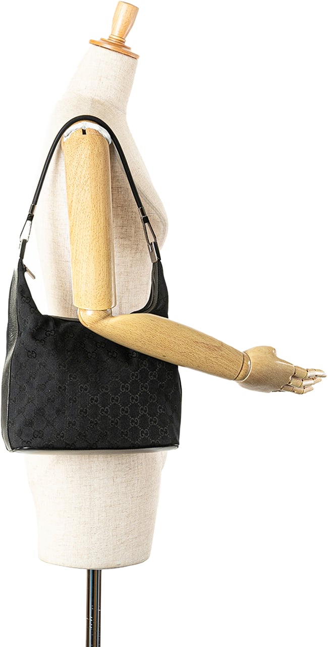 Gucci GG Canvas Shoulder Bag Blauw